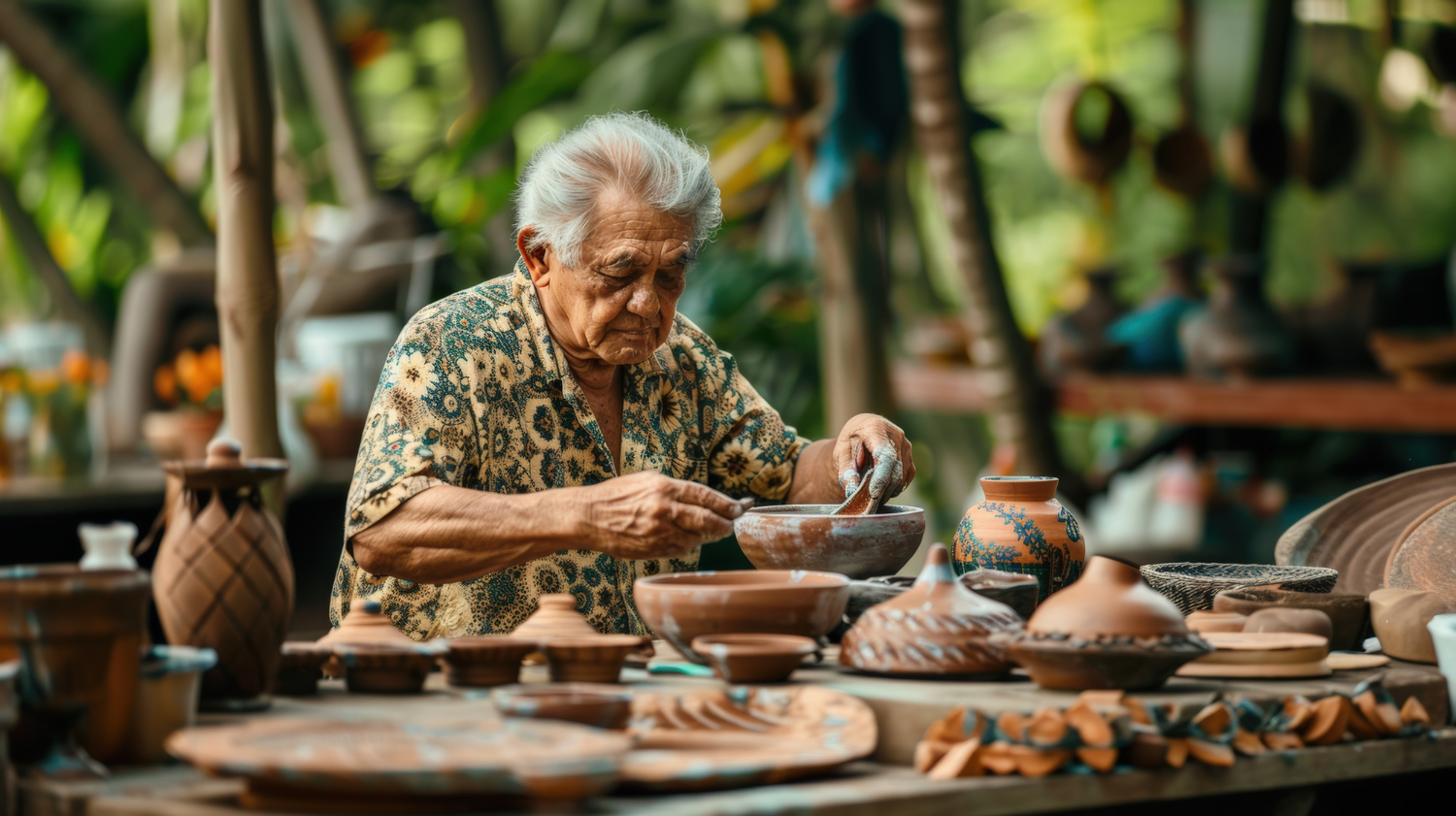 Pottery making